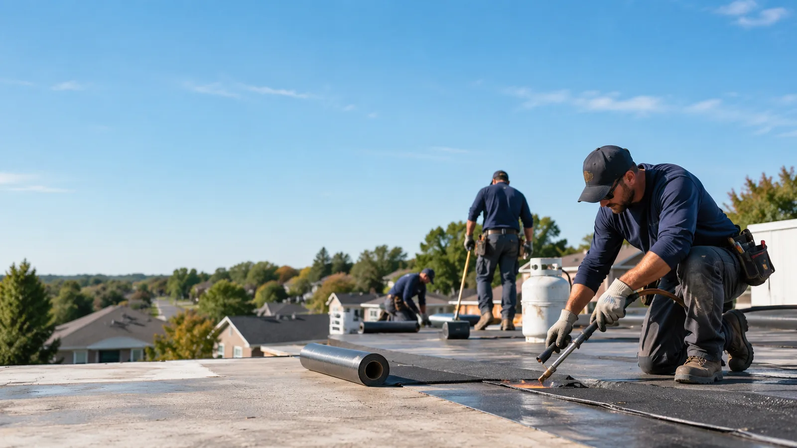 Flat Roof Leak Repair providers in League City, TX